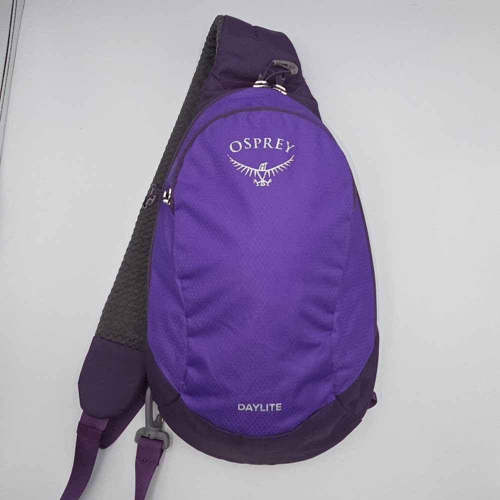 Osprey Daylite Sling Bag Unisex OS Purple Excellent Crossbody Hiking S22VS07